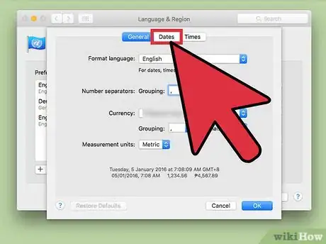 Imagen titulada Change the Date Format on a Mac Step 5