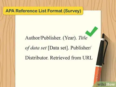 Imagen titulada Cite a Survey in APA Step 1
