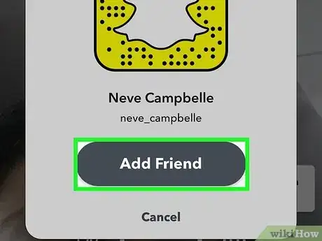 Imagen titulada Add Friends on Snapchat Step 20