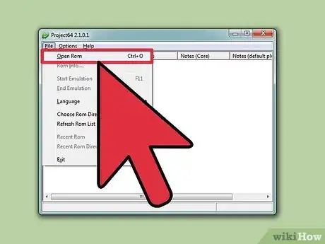 Imagen titulada Add Cheats to Project 64 Step 2