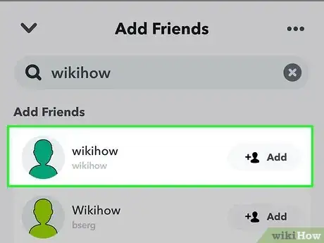 Imagen titulada Add Friends on Snapchat Step 11