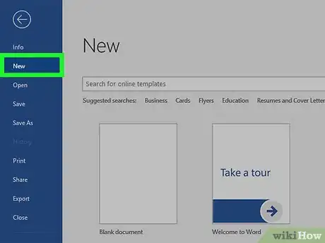Imagen titulada Make Business Cards in Microsoft Word Step 1