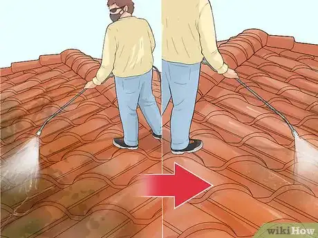 Imagen titulada Clean a Tile Roof Step 7