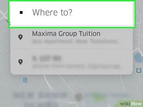 Imagen titulada Share Your Location on Uber Step 2