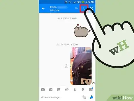 Imagen titulada Make Free Voice and Video Calls with Facebook Messenger Step 2