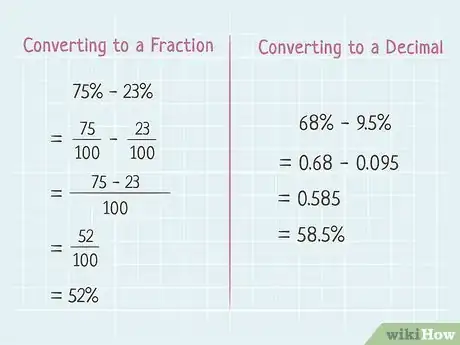 Imagen titulada Subtract Percentages in Math Step 1