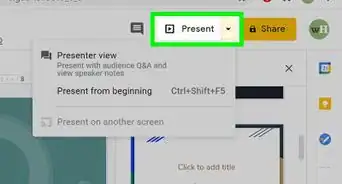 crear una presentación usando Google Drive