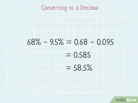 Imagen titulada Subtract Percentages in Math Step 7