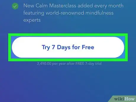 Imagen titulada Get Calm App for Free on iPhone or iPad Step 4