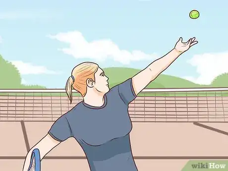 Imagen titulada Hit a Kick Serve in Tennis Step 4