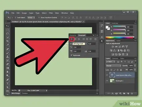 Imagen titulada Justify Text in Photoshop Step 9