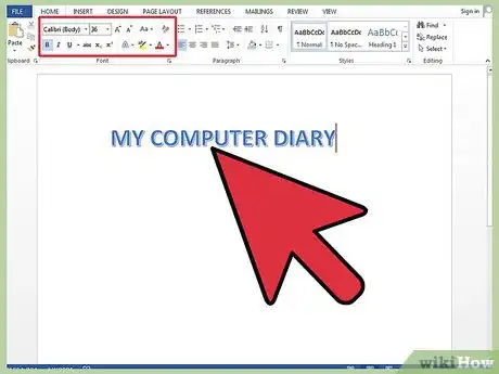 Imagen titulada Make a Computer Diary Step 5