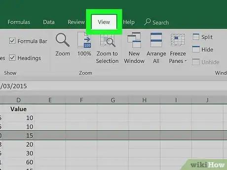 Imagen titulada Freeze Cells in Excel Step 6