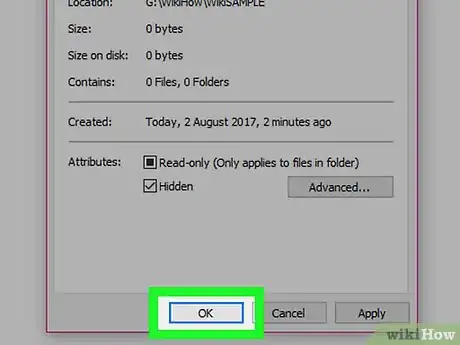 Imagen titulada Make an Invisible Folder Step 10