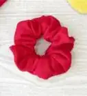 coser un coletero de tela para el cabello