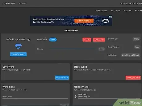 Imagen titulada Make a Minecraft Server for Free Step 24