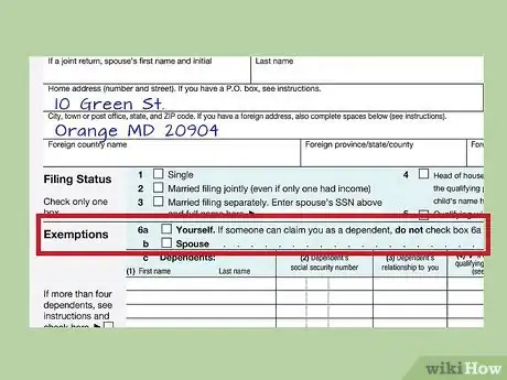 Imagen titulada Fill out IRS Form 1040 Step 9