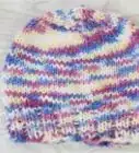 tejer un gorro de lana