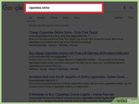 Imagen titulada Buy Cigarettes Online Quickly Step 11