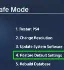 eliminar un usuario en PS4