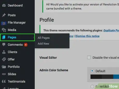 Imagen titulada Add a Subpage in Wordpress Step 3