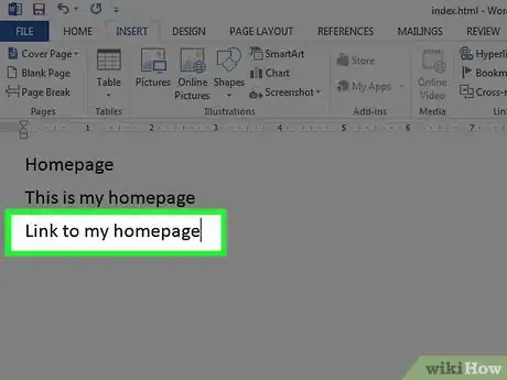 Imagen titulada Make a Website With Word Step 9