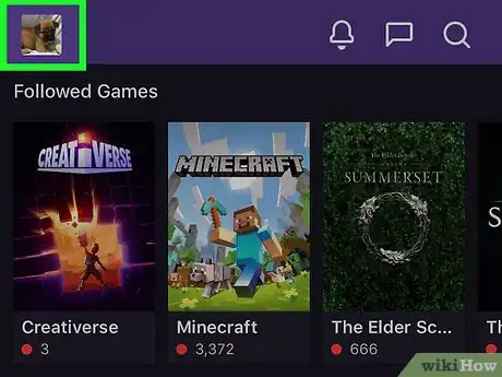 Imagen titulada Start Streaming on Twitch on iPhone or iPad Step 2