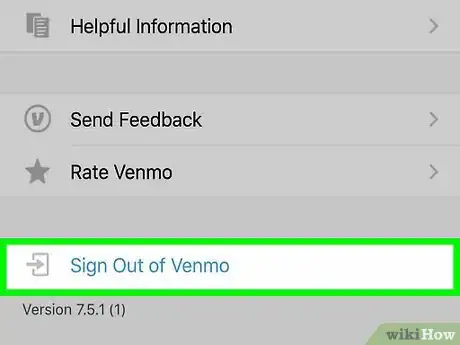 Imagen titulada Sign Out of Venmo on iPhone or iPad Step 4