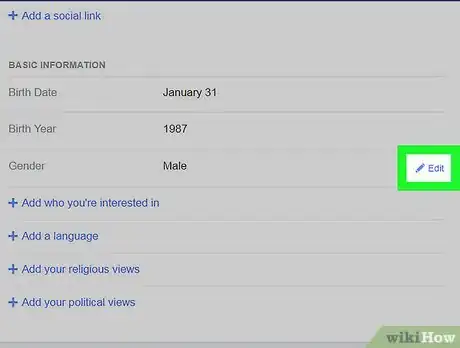 Imagen titulada Change Gender on Facebook Step 21