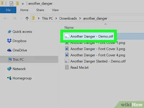Imagen titulada Add Font in Microsoft Word Step 3