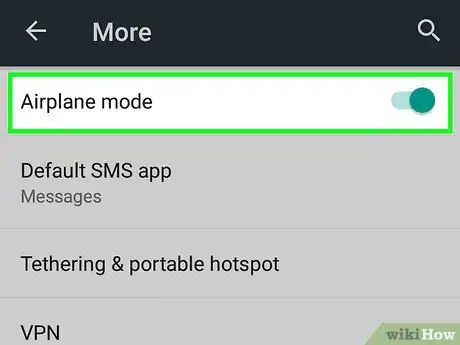Imagen titulada Put an Android Phone Into Airplane Mode Step 6