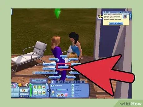 Imagen titulada Get Married in the Sims 3 Step 11