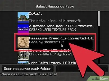 Imagen titulada Install Minecraft Resource Packs Step 12