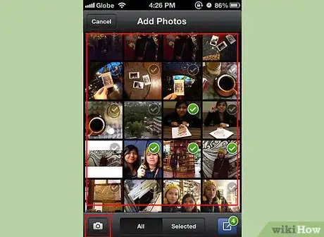 Imagen titulada Upload Photos to Facebook Using the Facebook for iPhone Application Step 21