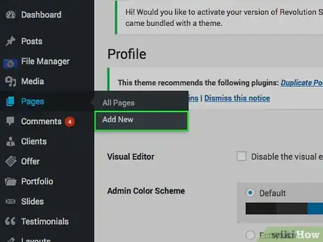 Imagen titulada Add a Subpage in Wordpress Step 4