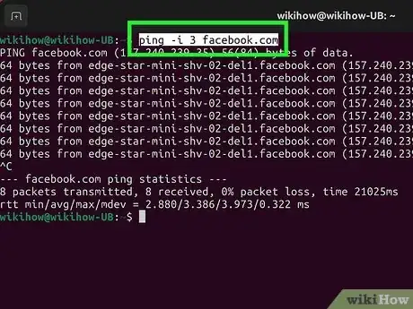 Imagen titulada Ping in Linux Step 9
