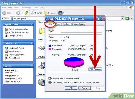 Imagen titulada Free Up Disk Space on a Windows XP PC Step 1Bullet3