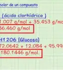 calcular la masa molar