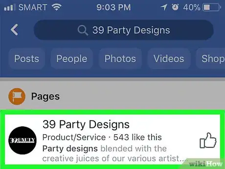 Imagen titulada Rate a Facebook Page Step 5