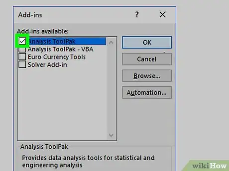 Imagen titulada Download Data Analysis for Excel on PC or Mac Step 7