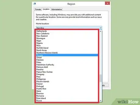 Imagen titulada Change Location Settings in Windows 8 Step 8