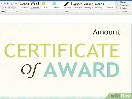 Imagen titulada Make Your Own Printable Certificate Step 6