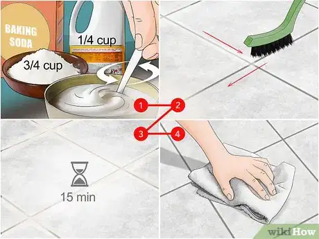 Imagen titulada Clean Grout Off Tile Step 5
