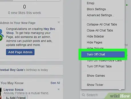 Imagen titulada Appear Offline to Some People on Facebook Step 9