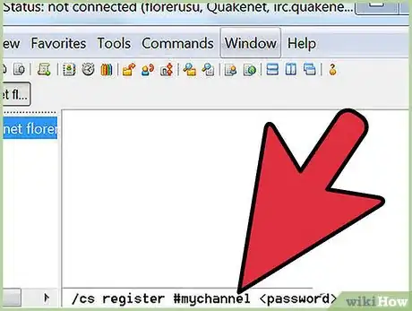 Imagen titulada Create a Private Channel in IRC Step 2