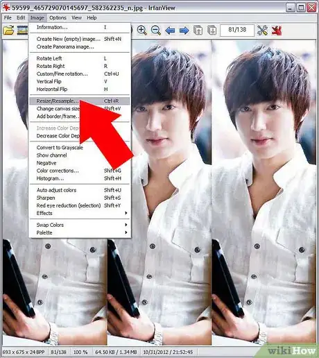Imagen titulada Easily Shrink the Size of a Digital Photo Using IrfanView Step 6