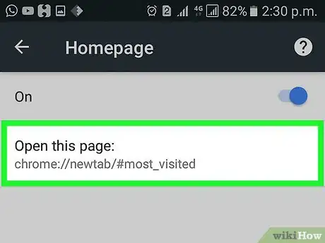 Imagen titulada Change Your Homepage on Chrome Step 13