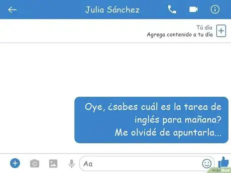 Imagen titulada Chat_with_a_Girl_on_Facebook_Step_1