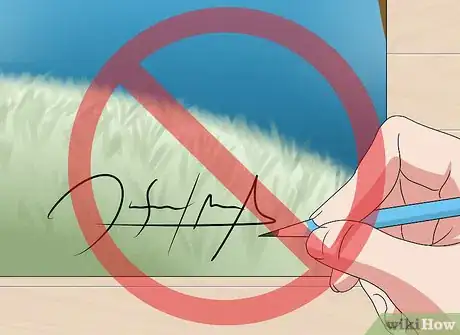 Imagen titulada Sign a Painting Step 4
