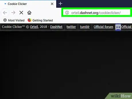 Imagen titulada Hack Cookie Clicker Online Step 1